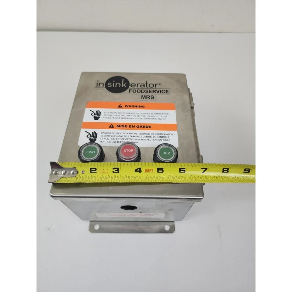 InSinkErator MRS-14 3-Button Switch‎ Manual Reverse Control Center 120V  1-PH
